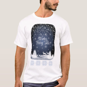 20XX Winter Märchensee Holiday SnowyLandschaft T-Shirt