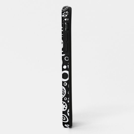 210712 - iPhone Case in Schwarz und Weiß (Hinten/Links)