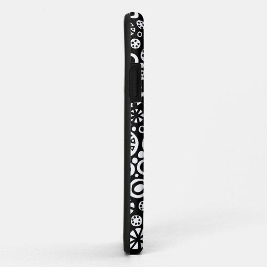 210712 - iPhone Case in Schwarz und Weiß (Hinten/Rechts)