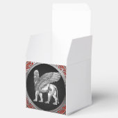 [210] Assyrian Winged Lion - Silver Lamassu Geschenkschachtel (Geöffnet)