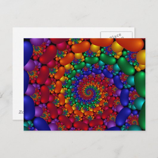 210 Fraktal Postkarte (Vorne/Hinten)