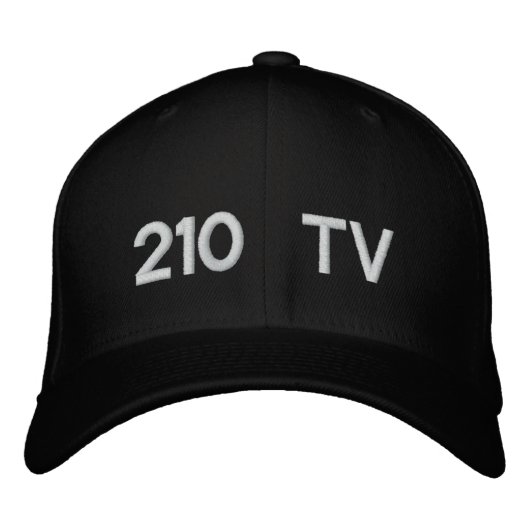 210 TV BESTICKTE KAPPE (Vorderseite)