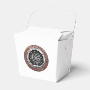 [210] Vegvisir - Viking Silver Magic Runic Compass Geschenkschachtel