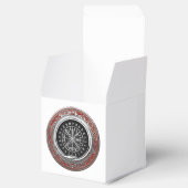 [210] Vegvisir - Viking Silver Magic Runic Compass Geschenkschachtel (Geöffnet)
