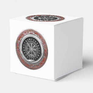 [210] Vegvisir - Viking Silver Magic Runic Compass Geschenkschachtel