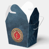 [210] Vintages E-Monogramm Geschenkschachtel (Geöffnet)