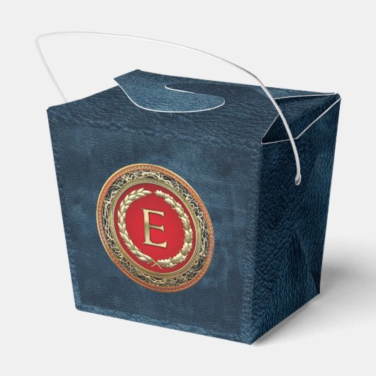 [210] Vintages E-Monogramm Geschenkschachtel (Rückseite)