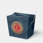 [210] Vintages E-Monogramm Geschenkschachtel (Vorderseite)