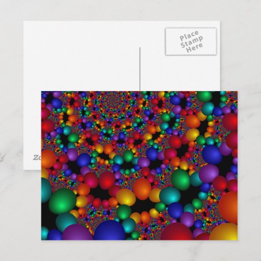211 Fraktal Postkarte (Vorne/Hinten)