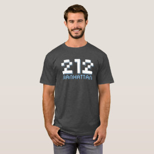 212 Manhattan NYC Area Code T-Shirt