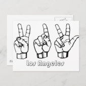 213 — Los Angeles Postkarte (Vorne/Hinten)