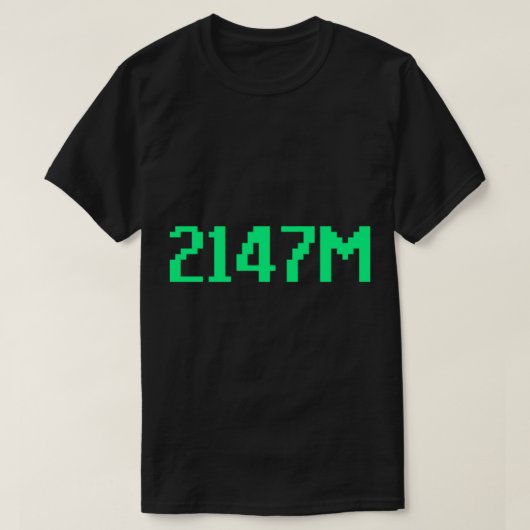 2147 Mio. T-Shirt (Design vorne)