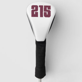 215 Philly Area Code Golf Headcover