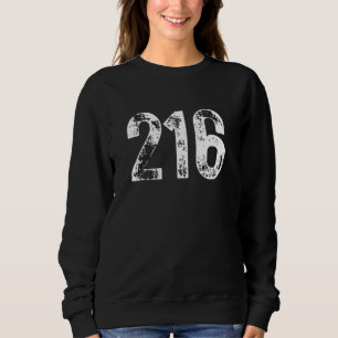 216 Vorwahl Cleveland OH Mobiles Telefon Gebiet C Sweatshirt