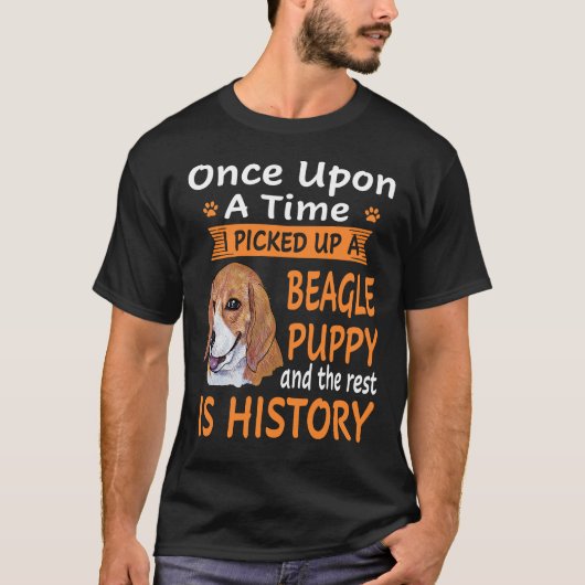219 auf einmal Beagle Welpe T-Shirt (Vorderseite)