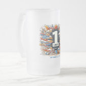 21.01. - Tag der Ein-Liner Mattglas Bierglas (Vorderseite Links)