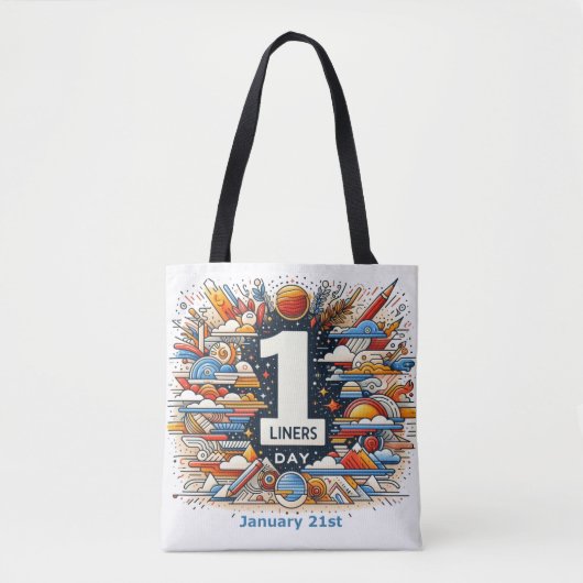 21.01. - Tag der Ein-Liner Tasche (Vorderseite)