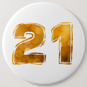 21 21st Geburtstag Button (Vorderseite)