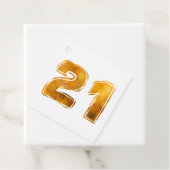21 21st Geburtstag Geschenkanhänger (Beispiel)