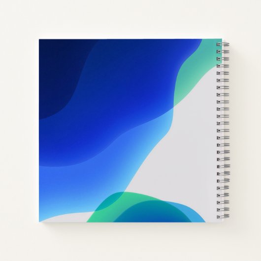 21,6 cm x 21,6 cm Spiralnotizblock Notizblock (Rückseite)