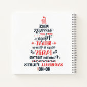 21,6 cm x 21,6 cm Spiralnotizblock Notizblock (Rückseite)