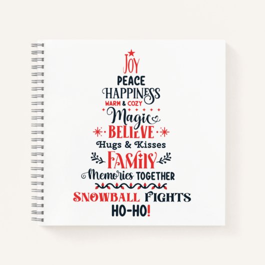 21,6 cm x 21,6 cm Spiralnotizblock Notizblock (Vorderseite)