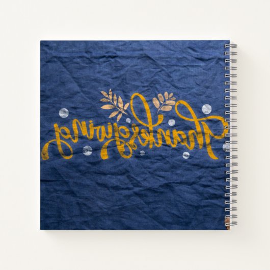 21,6 cm x 21,6 cm Spiralnotizblock Notizblock (Rückseite)