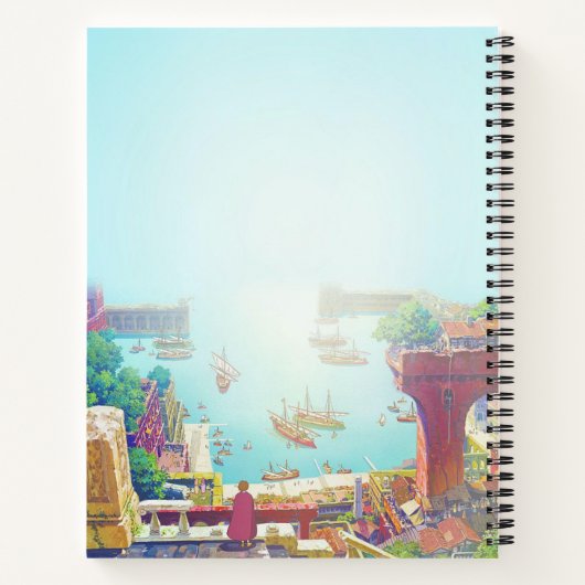 21,6 cm x 28 cm Spiralnotizblock Notizblock (Rückseite)