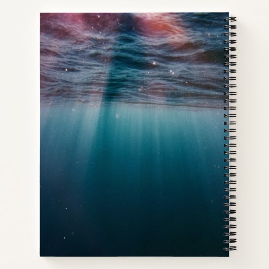 21,6 cm x 28 cm Spiralnotizblock Notizblock (Rückseite)