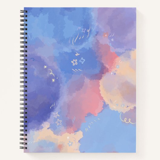 21,6 cm x 28 cm Spiralnotizblock Notizblock (Vorderseite)