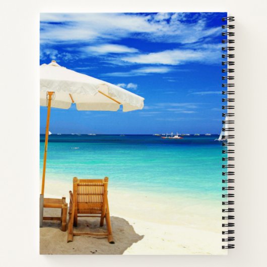 21,6 cm x 28 cm Spiralnotizblock Notizblock (Rückseite)