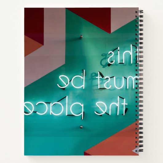 21,6 cm x 28 cm Spiralnotizblock Notizblock (Rückseite)