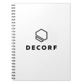 21,6 cm x 28 cm Spiralnotizblock Notizblock (Vorderseite)