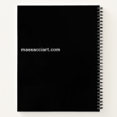 21,6 cm x 28 cm Spiralnotizblock Notizbuch (Rückseite)