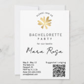 *~* 21 A101 Cocktail FOTO Nashville BACHELORETTE Einladung (Rückseite)