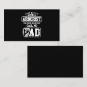 21.Arborist für einen Baumtrimmer Visitenkarte (Vorne/Hinten)