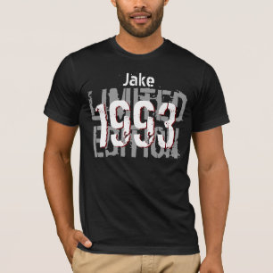 21. Begrenzte Ausgaben-Schwarz-Grau des T-Shirt
