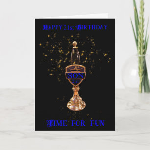 21. BIERPUMP BIRTHDAY GREETING CARD KARTE