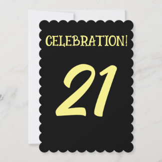 21. BIRTHDAY ALTER 21 PARTY CUSTOM Einladungen