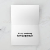 21. BIRTHDAY GROUP GREETINGS DOGGIE STIL KARTE (Innenseite)