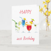 **21. BIRTHDAY WISHES** BIRTHDAY Card Karte (Gelbe Blume)