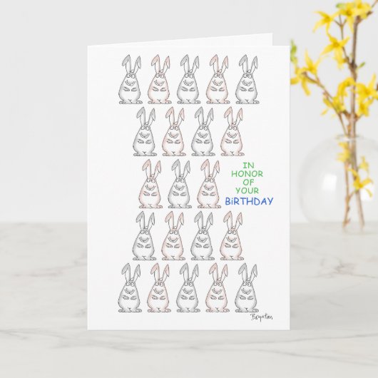 21-BUN SALUTE Boynton Karte (Gelbe Blume)