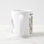 21 Cartoon-Häschen-Kaninchen-Schlafsack BunnyRoo Jumbo-Tasse (Rückseite)