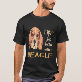 21 Das Leben ist einfach besser mit einem Beagle T-Shirt