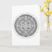 21. DEZEMBER 2012: Der neue Anfang Gedenk Karte (Gelbe Blume)