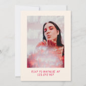 21. Doddle Cake Hallo 21 Foto Geburtstag Einladung (Rückseite)