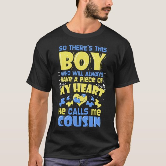 21 - Down Syndrome Awareness Cousin T-Shirt (Vorderseite)