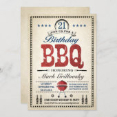 21. Einladungen zur GRILLEN zum Geburtstag (Vorne/Hinten)