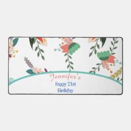 21. farbenfrohe Blumengeschenke Geburtstag Schreibtischunterlage