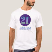 21 feiern Sie T-Shirt (Vorderseite)